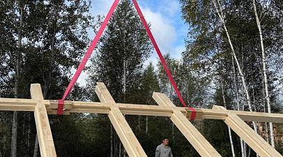 Сборка каркаса Баня фахверк в Екатеринбурге