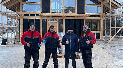 Обзор монтажа фахверка в Рузе